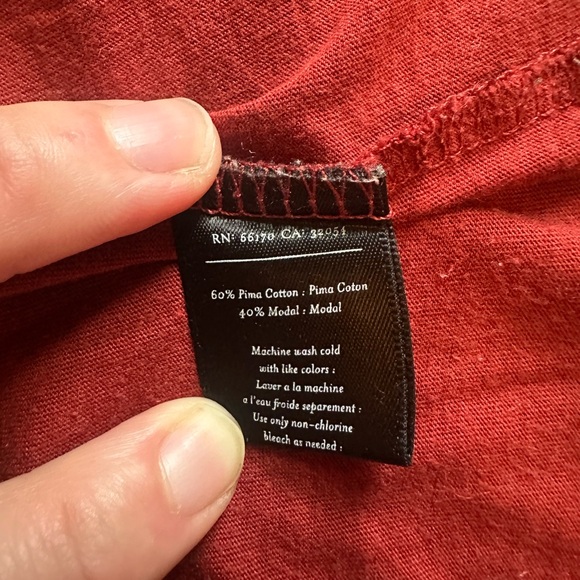 Anthropologie - Deletta tank top / sleeveless blouse in deep wine red - Picture 4 of 4